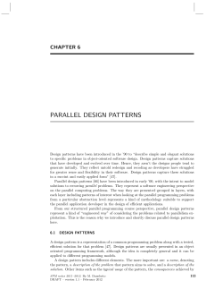 PARALLEL DESIGN PATTERNS