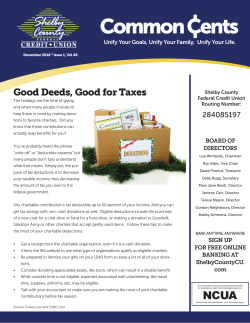 Common Cents - Shelby County Federal Credit Union