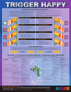 HOW DOES YOUR SPRAY GUN SHAPE UP?
