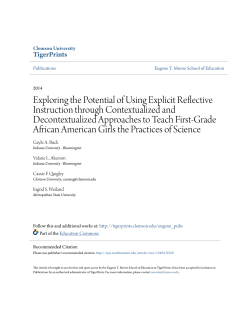 Exploring the Potential of Using Explicit Reflective