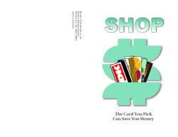 SHOP: The Card You Pick Can Save You Money