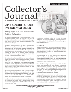 2016 Gerald R. Ford Presidential Dollar