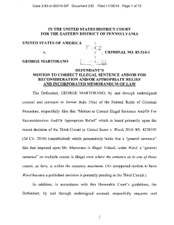 Motion to Correct Illegal Sentence