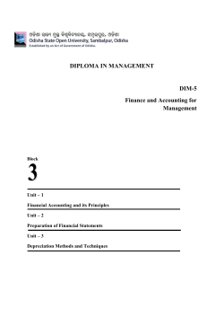 DIM-05, Block-3 - Odisha State Open University, Sambalpur