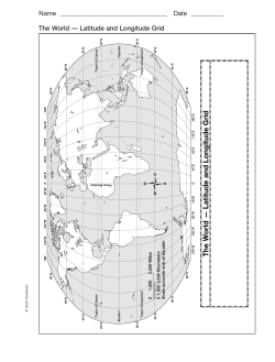 Latitude and Longitude Grid
