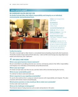 spa spotlight - Be Cherished