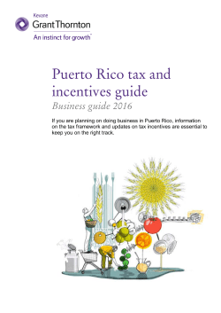 Puerto Rico tax and incentives guide