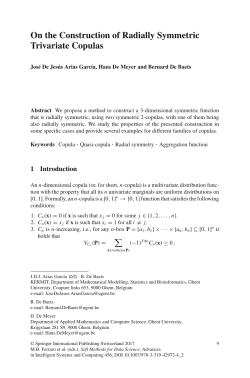 On the Construction of Radially Symmetric Trivariate Copulas