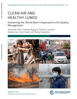 CLEAN AIR AND HEALTHY LUNGS