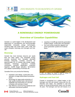 A Renewable Energy Powerhouse