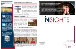 upcoming events - EFC-MAYM