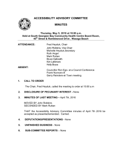 TOWN OF WASAGA BEACH