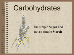 Carbohydrates - davis.k12.ut.us