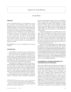 Aspects of Larval Rearing - Oxford Academic