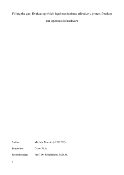 Filling the gap: Evaluating which legal mechanisms