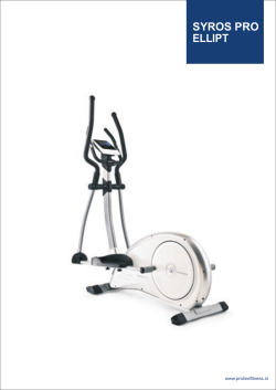 syros pro ellipt - Proline Fitness