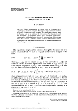(1.1) [p] = [Pi,..-,P5]= / Jia, + bit)&raquo;-`2 dt