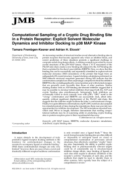 Computational Sampling of a Cryptic Drug Binding Site in a