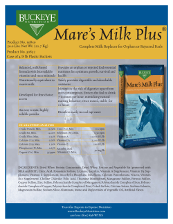 Mare`s Milk Plus&reg;