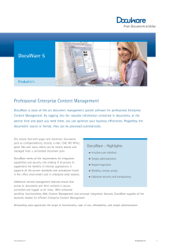 DocuWare 5 - Hasselbring