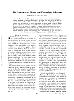 The Structure of Water and Electrolyte Solutions