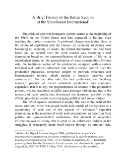 A Brief History of the Italian Section of the SI