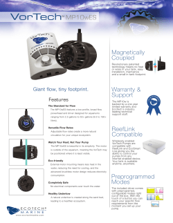 MP10 Data Sheet - EcoTech Marine