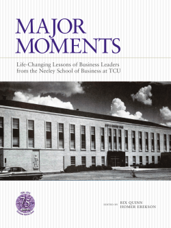 Life-Changing Lessons of Business Leaders from the Neeley School