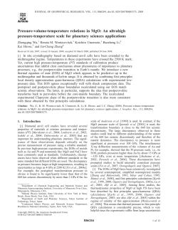 Pressure-volume-temperature relations in MgO: An ultrahigh