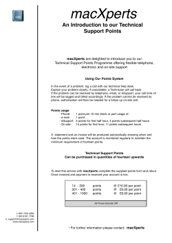 Points Information