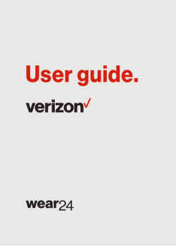 User guide. - Verizon Wireless