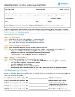 STEM_Acknowledgement and Reporting_Form