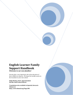 DMUSD English Learner Family Support Handbook