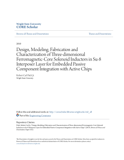 Design, Modeling, Fabrication and Characterization