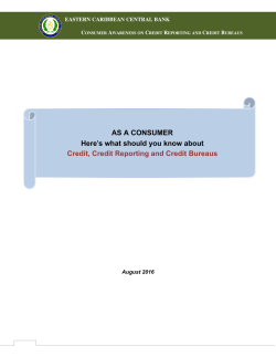 AS A CONSUMER Here`s what should you know about Credit