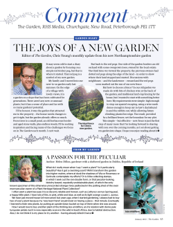 Comment/letters The Garden January 2017
