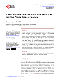 A Neuro-Based Software Fault Prediction with Box