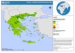 Greece: Landslide Hazard Distribution Map