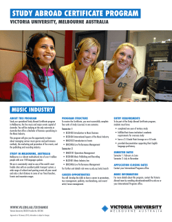 Study Abroad Certificate Program - Music Industry