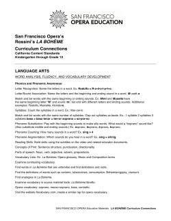 Curriculum Connections