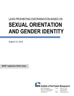 Laws Prohibiting Discrimination Based On Sexual Orientation