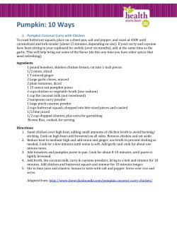 Pumpkin: 10 Ways - Whole Foods Market