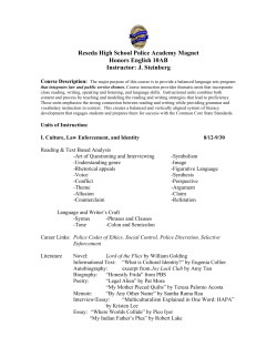 J. Steinberg - Reseda High School Police Academy Magnet