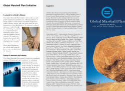 Flyer - Global Marshall Plan