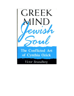 Greek Mind/Jewish Soul - DukeSpace