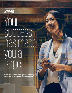 How to defend and grow in today`s consumer markets