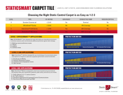 Choosing the Right Static Control Carpet is as Easy as 1-2-3