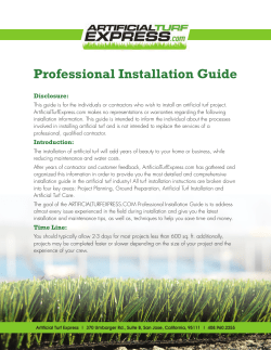 Professional Installation Guide