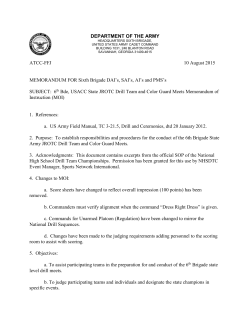 DEPARTMENT OF THE ARMY ATCC