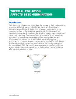 thermal pollution affects seed germination